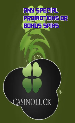 Casinoluck free spins