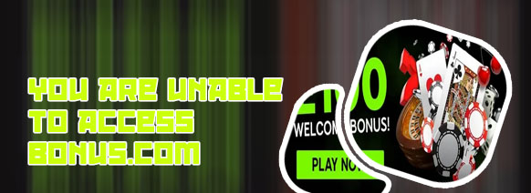 Welcome bonus casinos